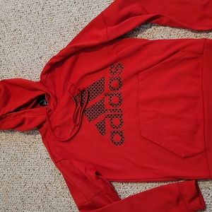 Red Adidas sweatshirt